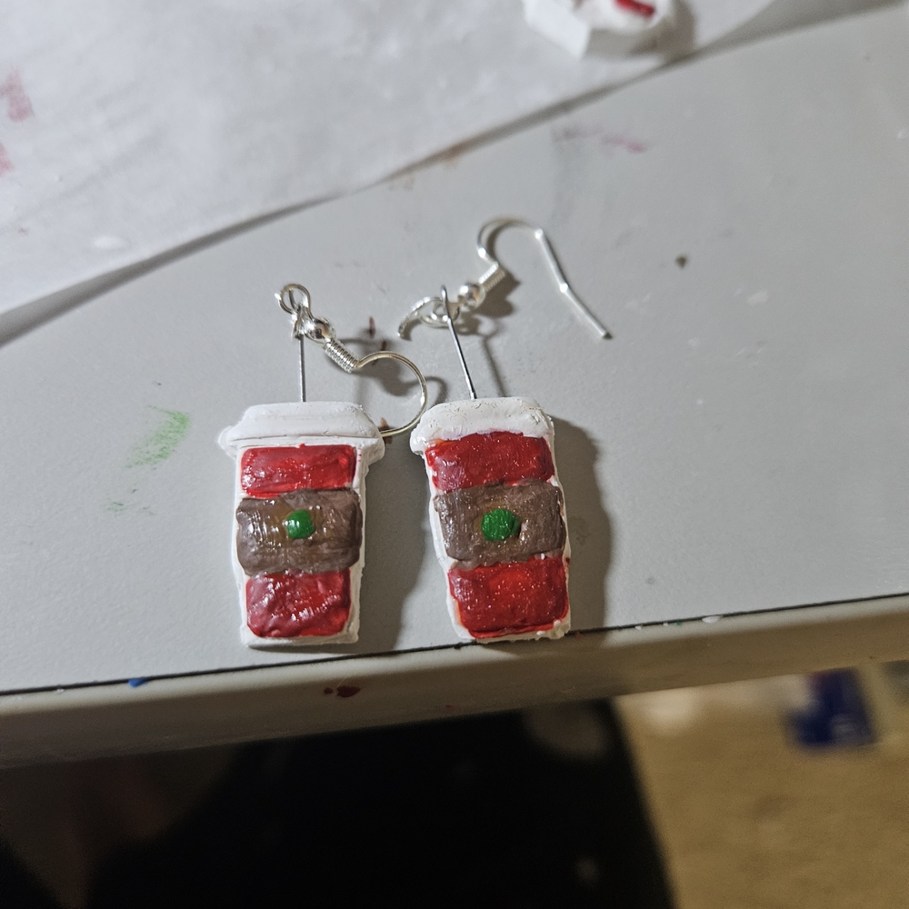 Starbucks Coffee Earrings
